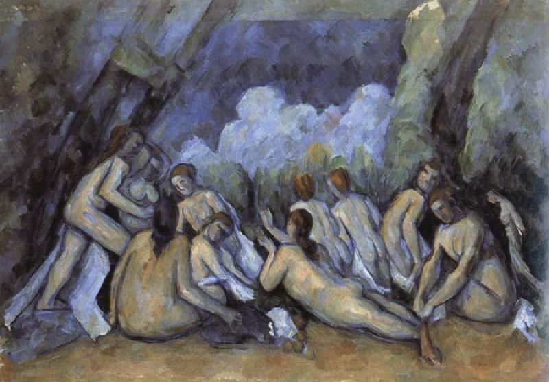 Paul Cezanne les grandes baigneuses oil painting picture